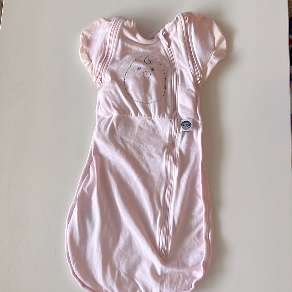 Pink Nested Bean Zen One Swaddle, Size 3-6 Months